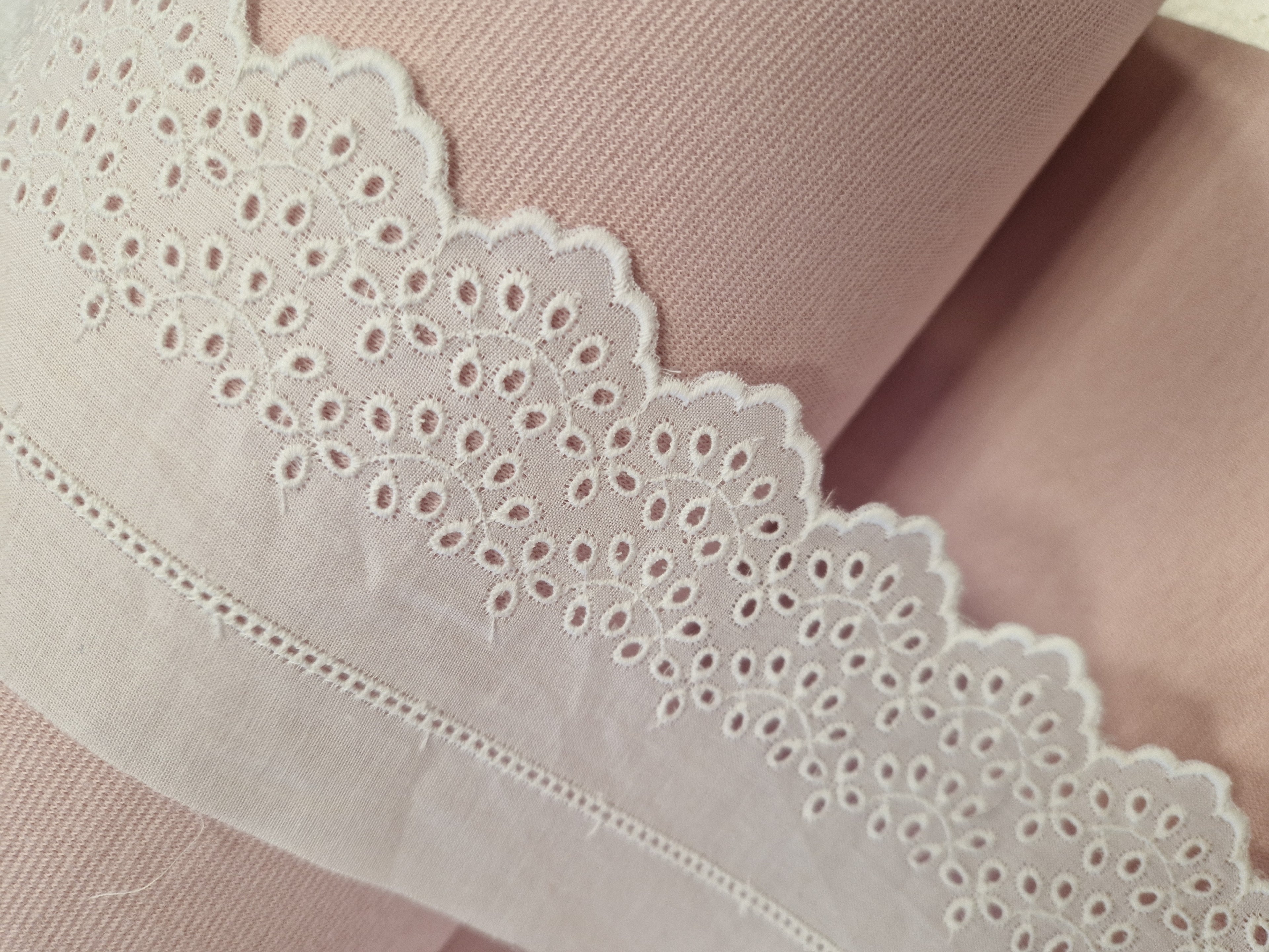 DENTELLES coton blanc