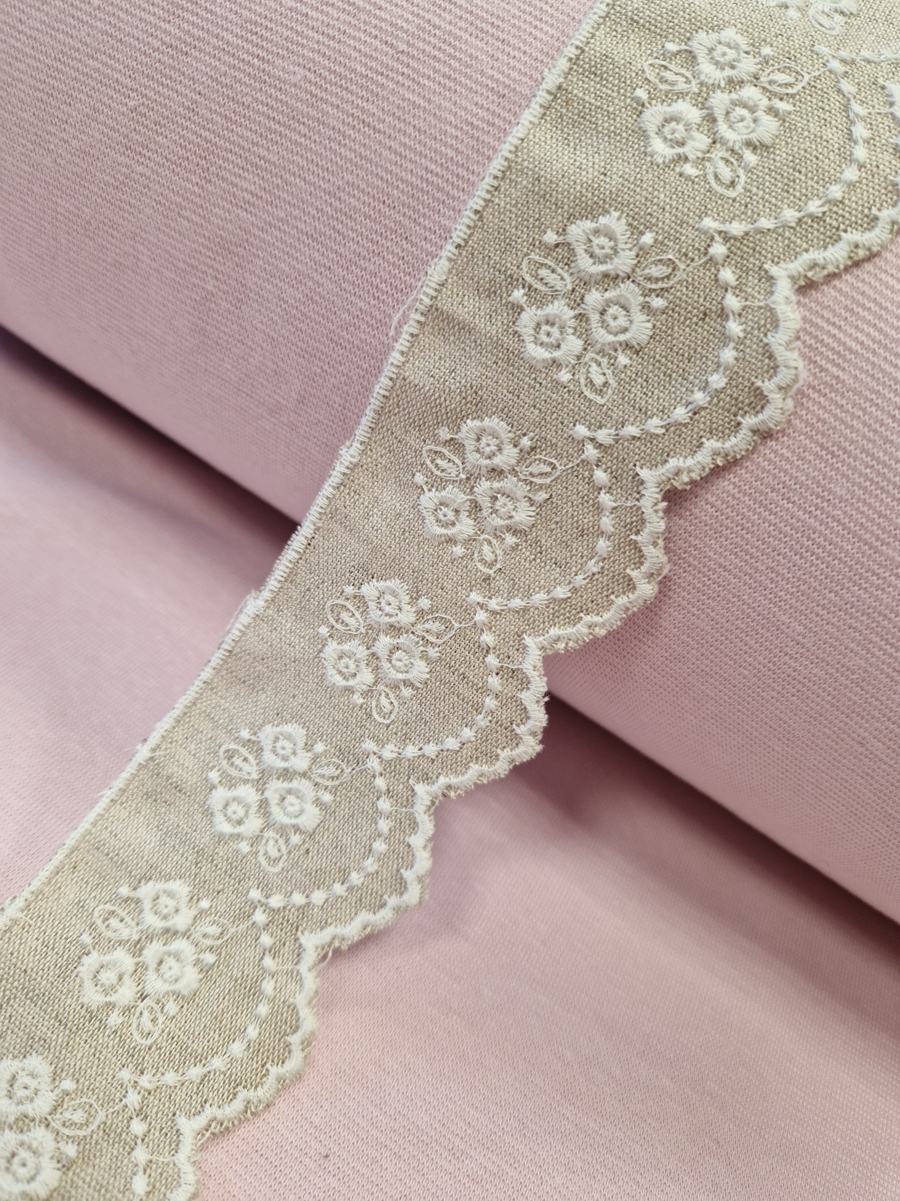 DENTELLES coton aspect LIN