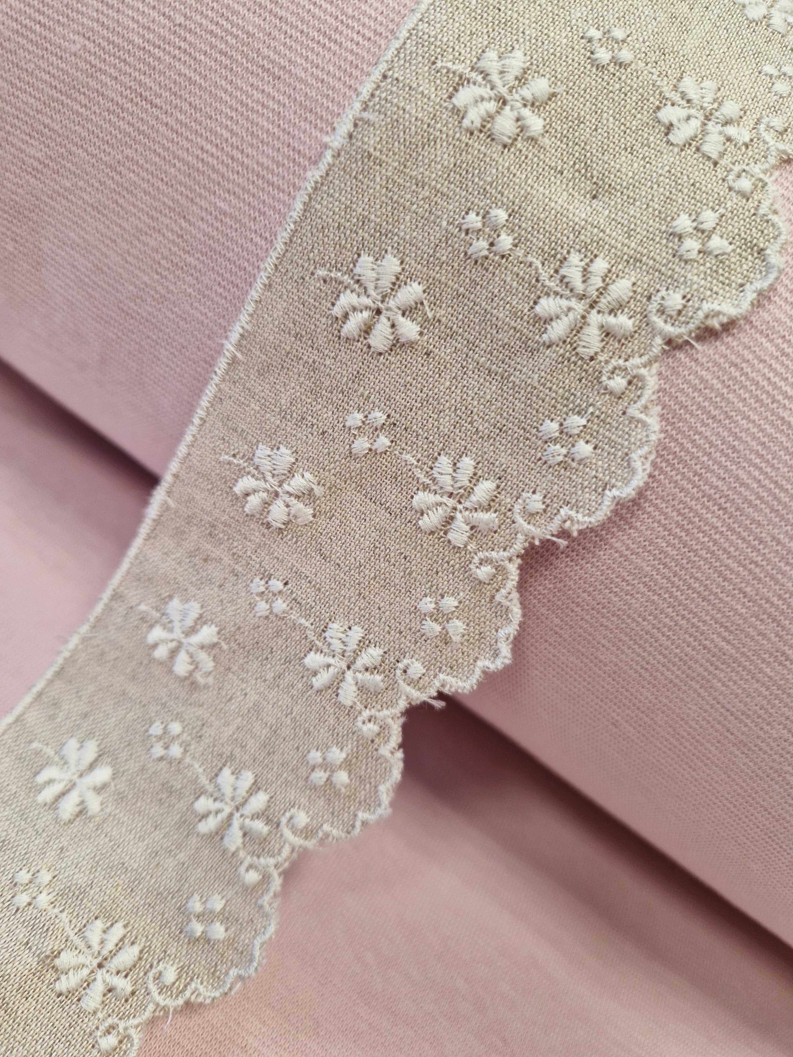 DENTELLES coton aspect LIN