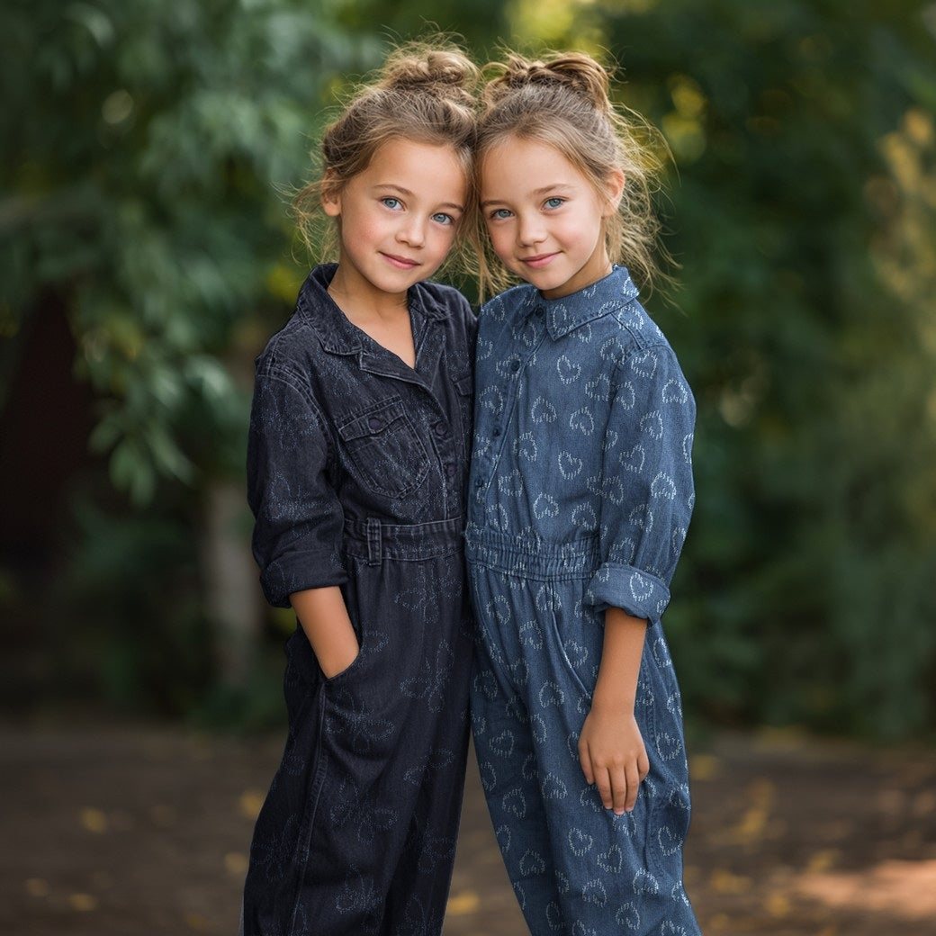 DENIM JEANS imprimé Papillons