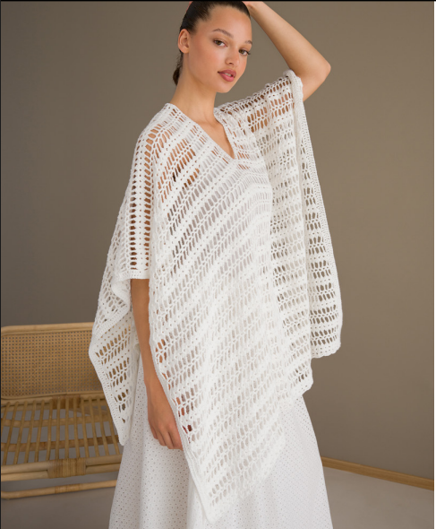 PATRON PONCHO AU CROCHET
