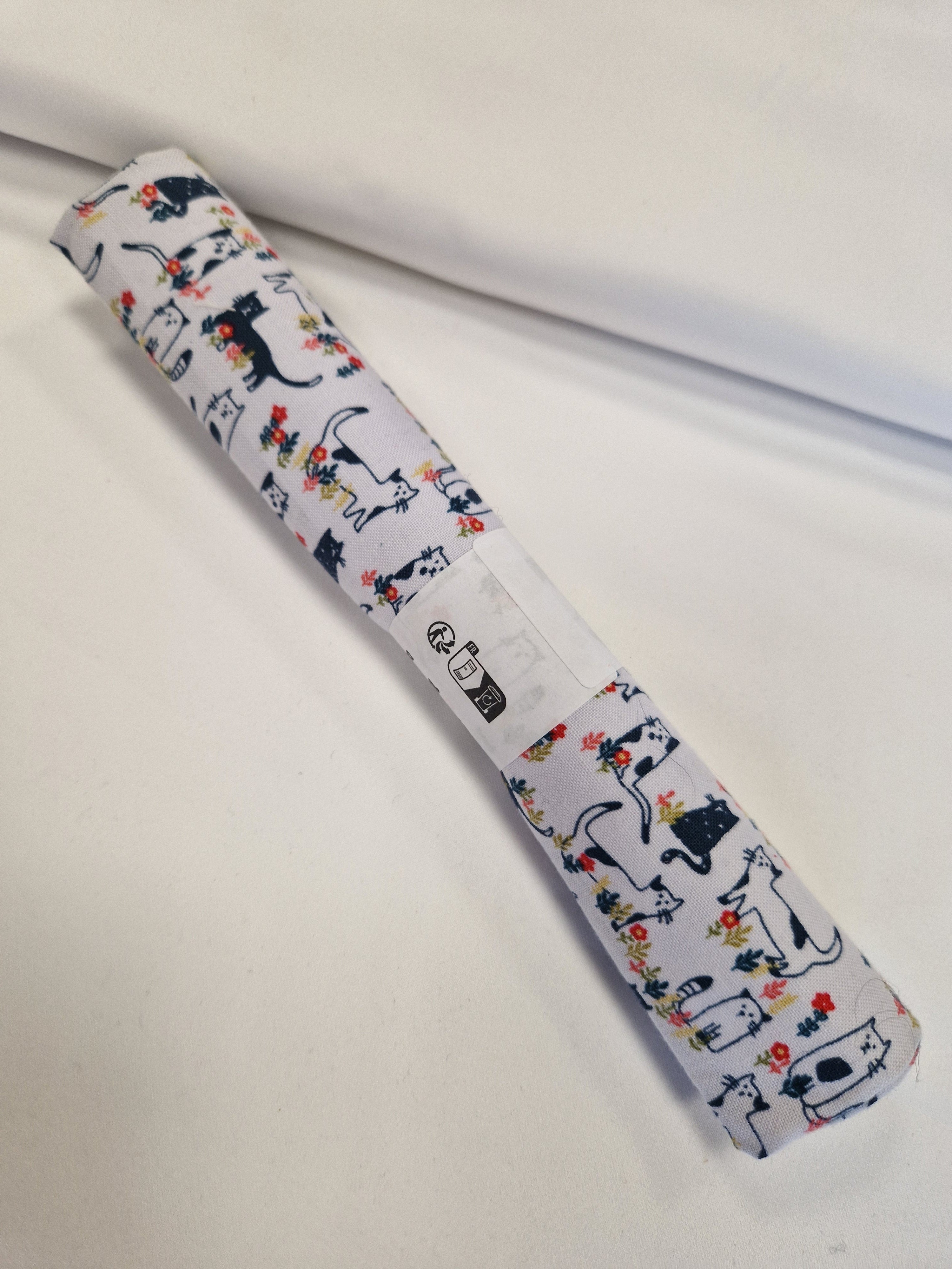 Coupon tissu coton imprimé chats
