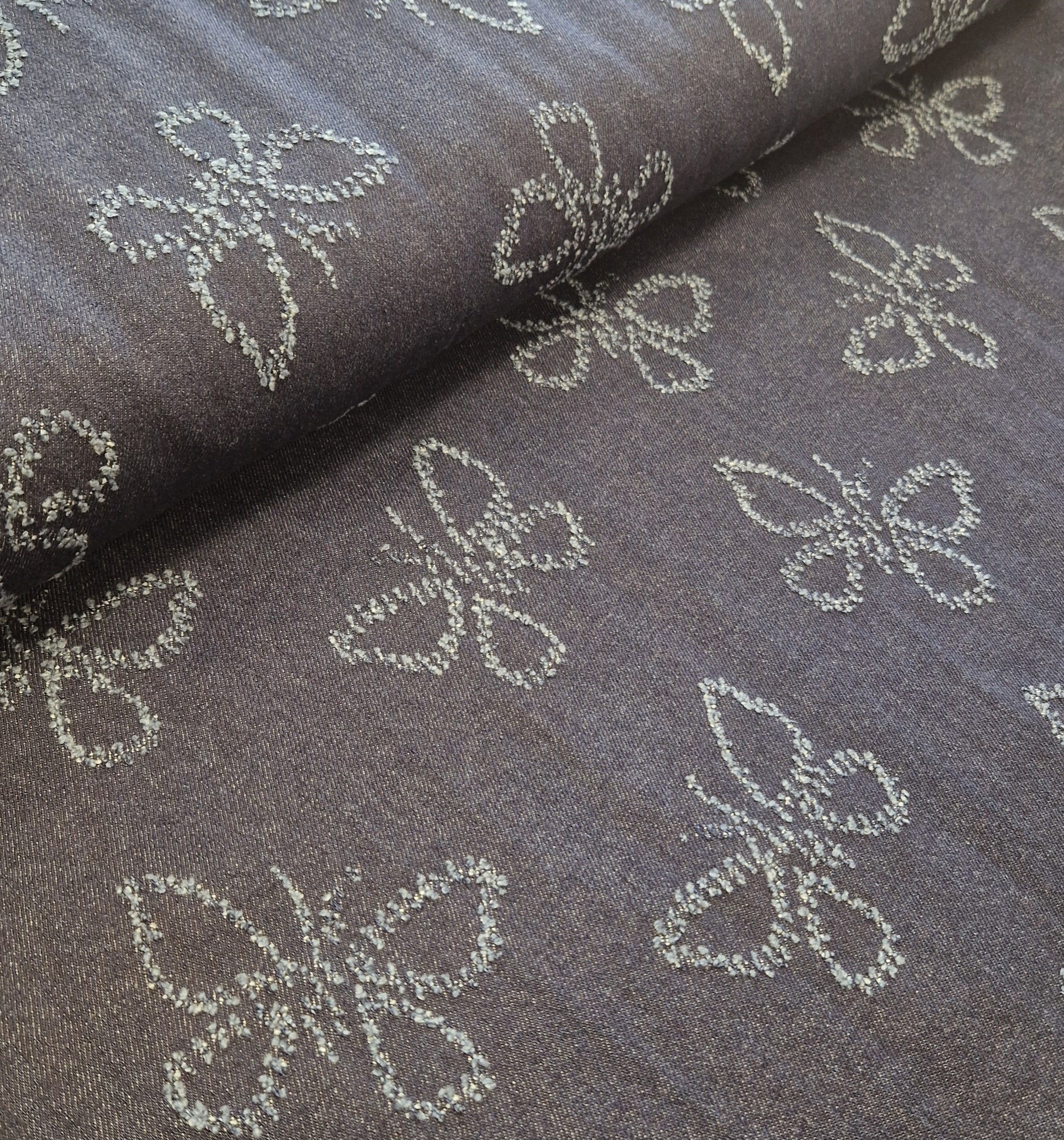 DENIM JEANS imprimé Papillons