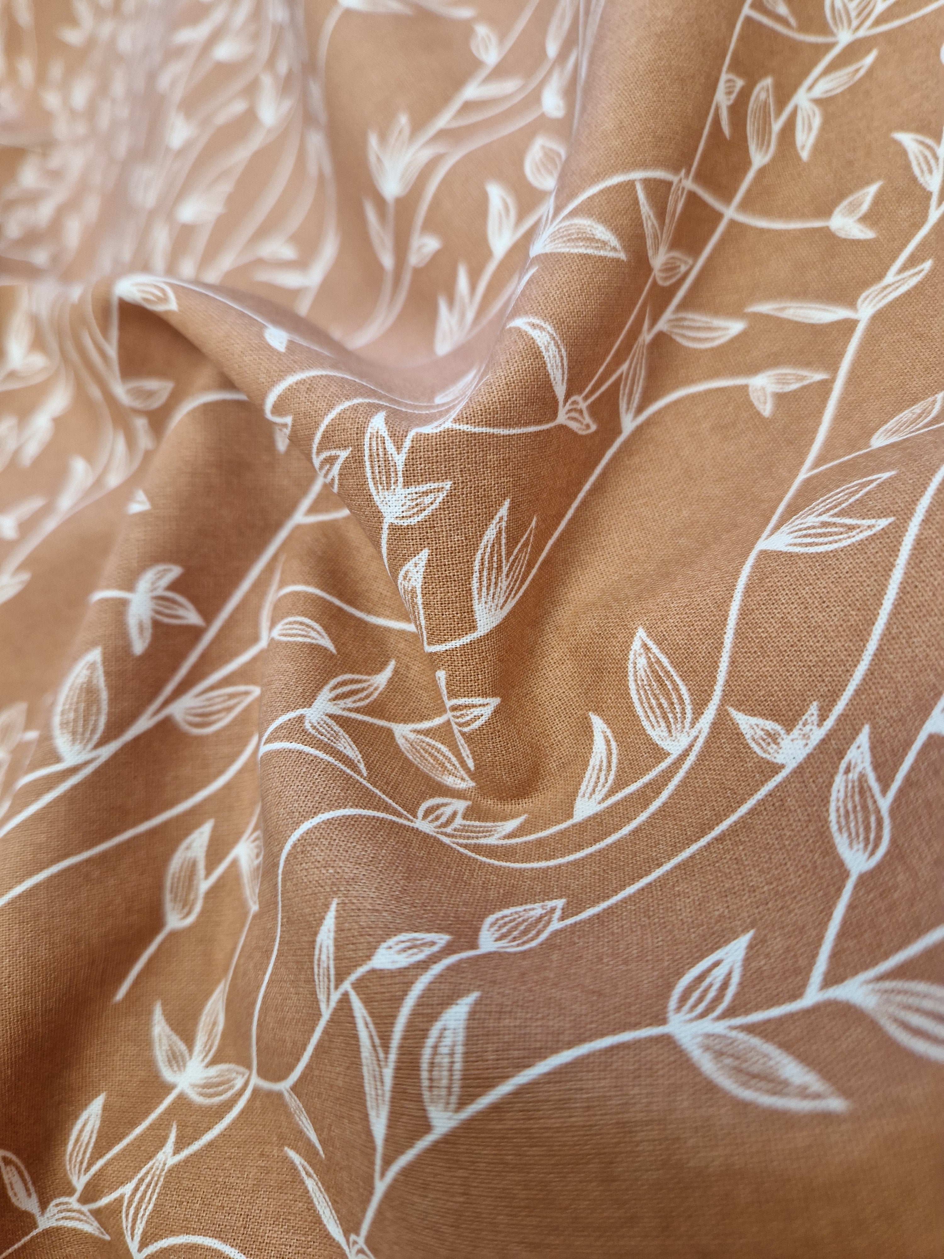 COTON TERRACOTTA IMPRIME BRINDILLES