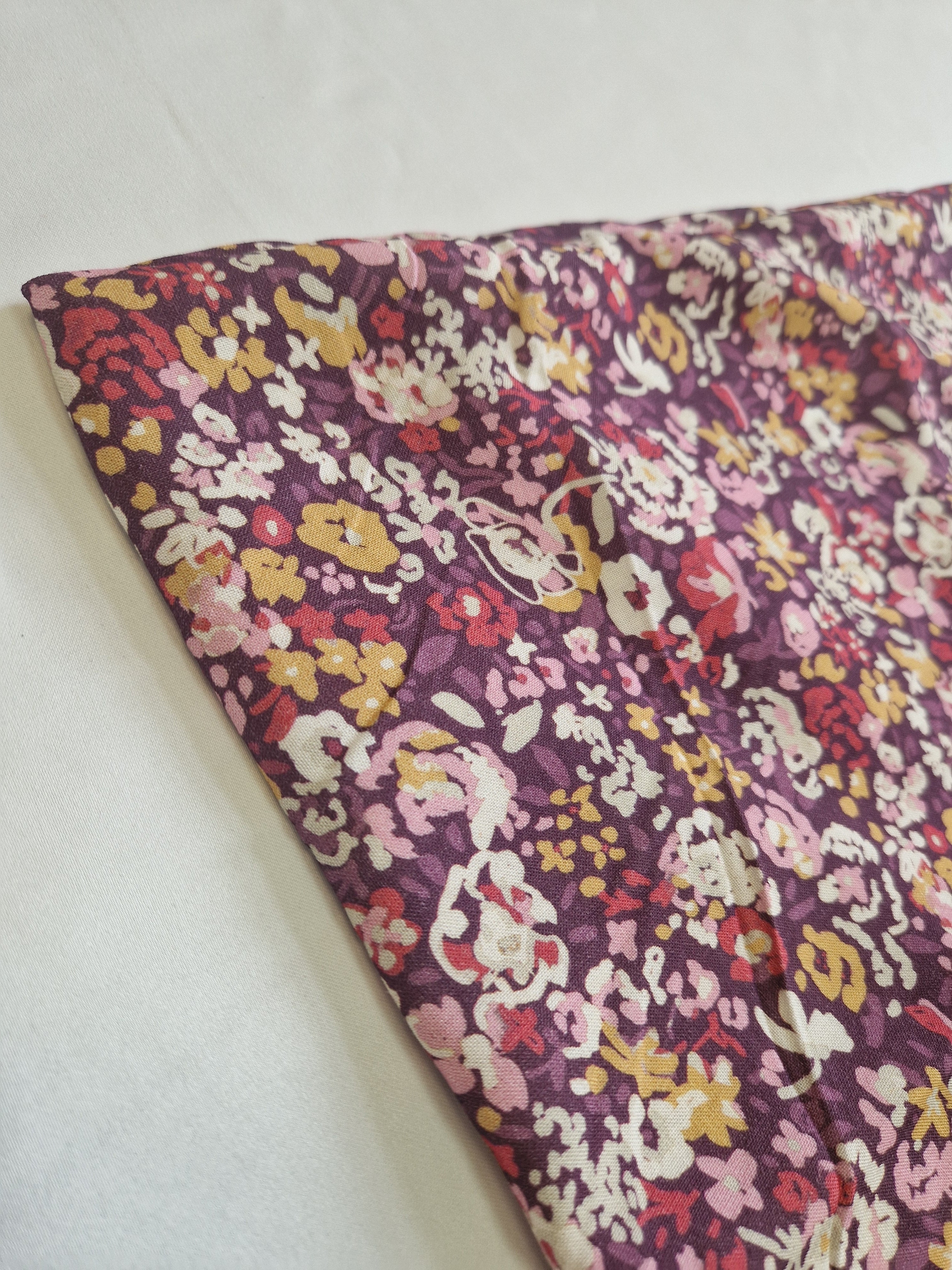 Coupon viscose fleuri