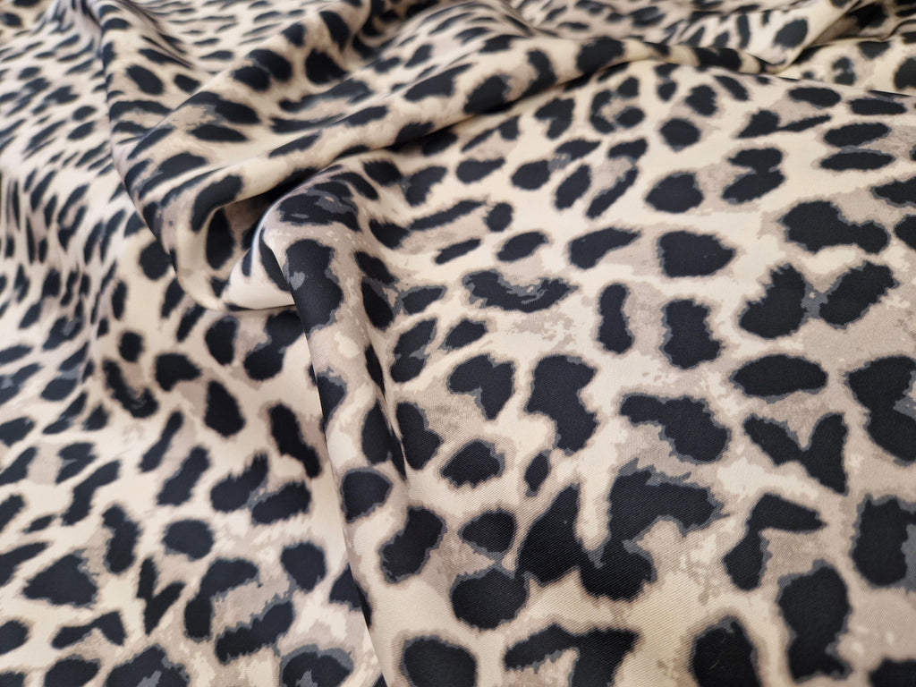 SATIN LEOPARD BEIGE